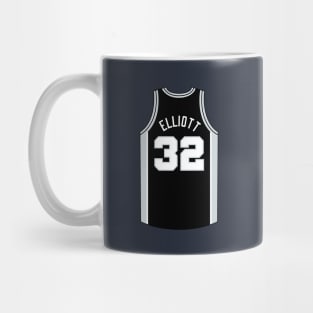 Sean Elliott San Antonio Jersey Qiangy Mug